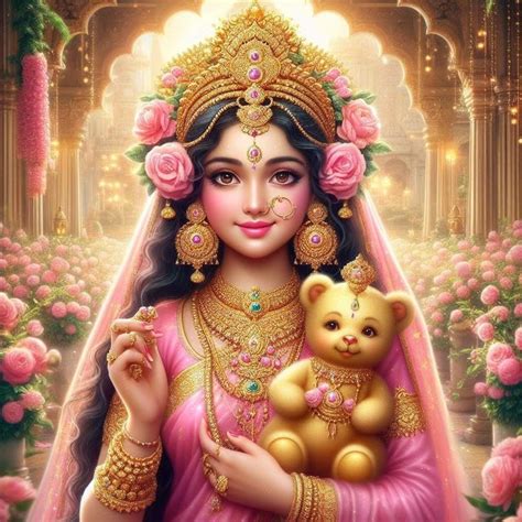 🌟🌟Valentine Day Edition🌟🌟 🌟Mata Gauri In Divine Avatar🌟🌟 in 2024 | Vintage valentine art ...