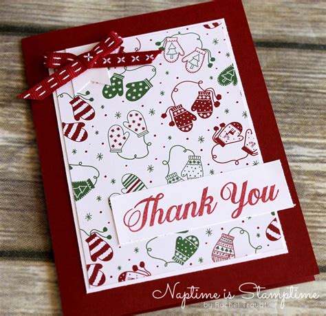 Naptime is Stamptime: Quick & Easy Thank You Cards