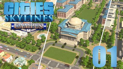 Cities: Skylines - Campus | Episode 1 [College Town] - YouTube