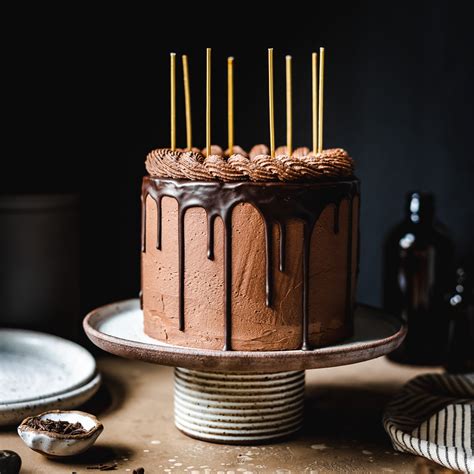 Triple Chocolate Drip Cake - The Floured Table