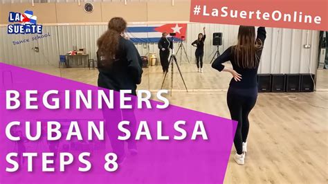 Beginners Cuban Salsa Steps Course - Class 8 (Three, Two, One) - YouTube