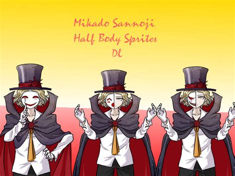 SDRA2 Mikado Sannoji Halfbody Sprites Pack by Sparx24488 on DeviantArt