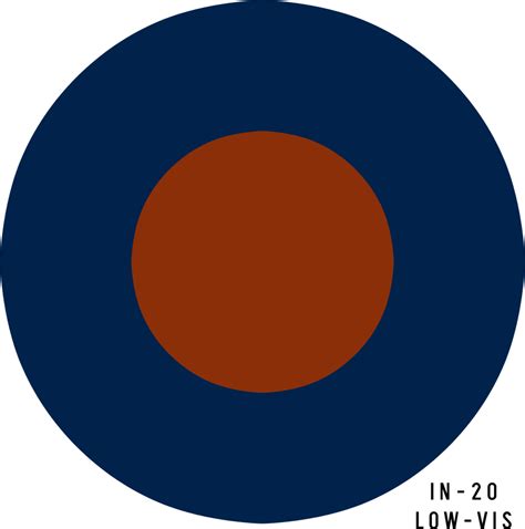 RAF Low-Visibility Military Aircraft Roundel Insignia - Decal or Paint Mask | Removable wall art ...