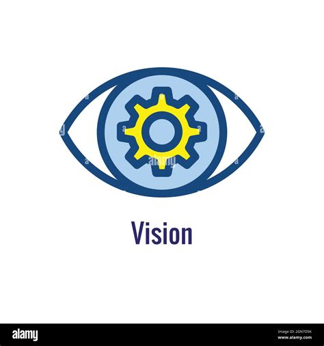 Vision icon to use with Core Values & Mission Statements Stock Vector ...