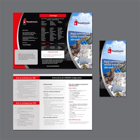 International SIM Card Product Jacket | Brochure contest