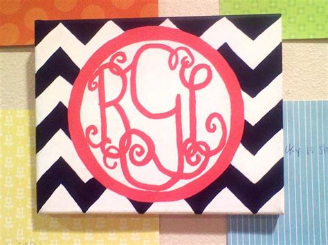 Monogram Canvas | Etsy | Monogram canvas, Monogram, Canvas