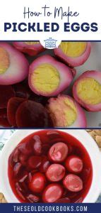 Pickled Eggs in Beet Juice Recipe - These Old Cookbooks