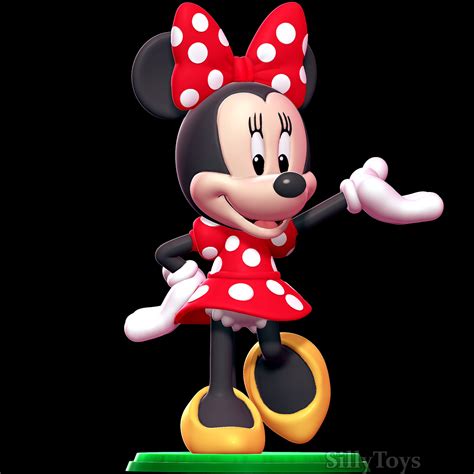 Minnie Mouse - 3D Print Model by SillyToys