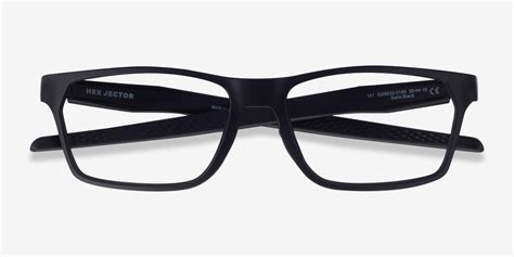 Oakley Hex Jector - Rectangle Satin Black Frame Glasses For Men | Eyebuydirect