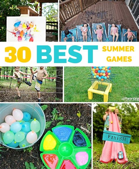 30 BEST OUTDOOR SUMMER GAMES AND ACTIVITIES FOR KIDS