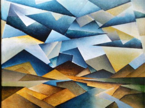 Cubist Landscape by Brandon Allebach | Cubist paintings, Abstract art painting, Cubist art