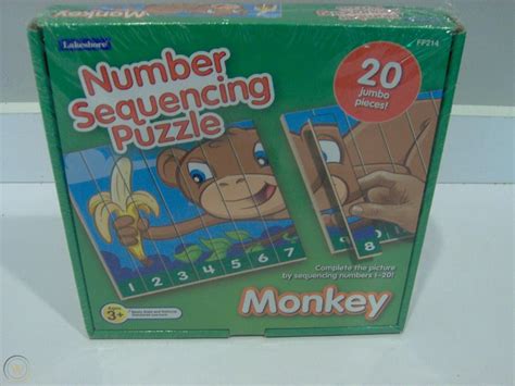 Lakeshore Alphabet Sequencing Puzzle Monkey 20 Jumbo Pieces NEW FREE SHIP!!! | #2117482788