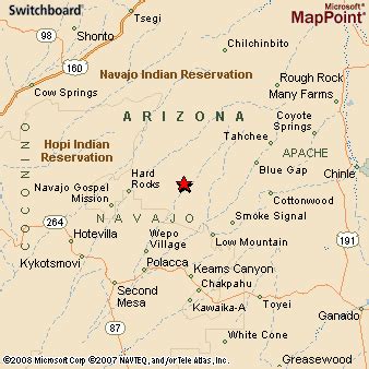 Where is Pinon, Arizona? see area map & more