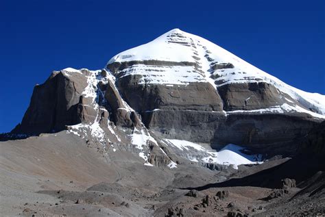 13 Mount Kailash South Face And Atma Linga On Mount Kailash Inner Kora Nandi Parikrama