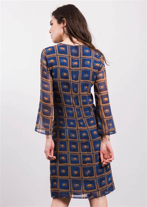 Geometric print dress