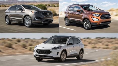 2020 Ford Escape vs. Ford Edge vs. Ford EcoSport: Which is the Best SUV for You?