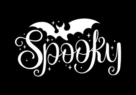 Premium Vector | Spooky Halloween lettering