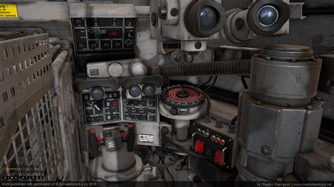 Rastko Stanojevic 3d artist - Tank Leopard 1A5 Interior (game model)