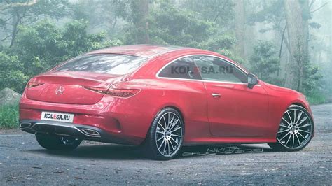 Mercedes CLE Coupe Unofficially Rendered Based On Spy Shots