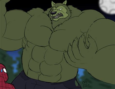 Buff Fantart Friday: Werewolf Hulk by CaseyLJones on DeviantArt