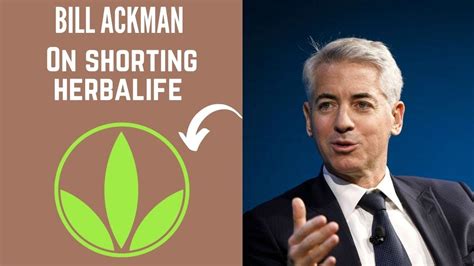 Bill Ackman - On Herbalife Disaster - YouTube