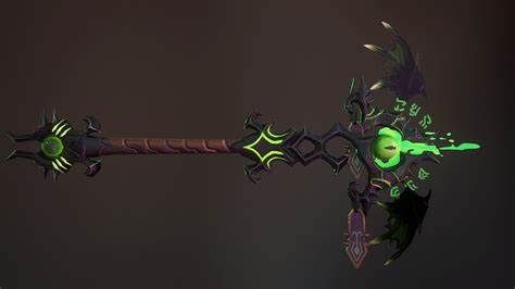 ArtStation - Scepter of Sargeras - Legion skin [fun remake, sketchfab] , SERGEY… | Artwork, Art ...