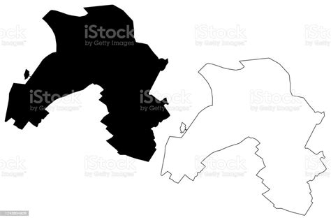 Karaj City Map Stock Illustration - Download Image Now - Abstract, Asia ...