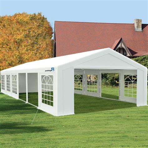 Peaktop Outdoor 20'X40' Party Tent Heavy Duty Wedding Tent Outdoor Gazebo Event Shelter Canopy ...