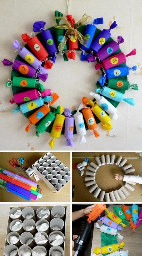 20+ DIY Advent Calendar Ideas & Tutorials | Toilet Paper Art and Craft | Adventskalender selber ...