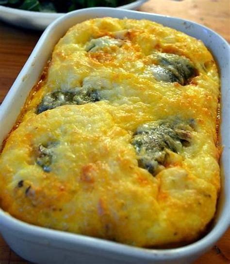 Chile Rellenos Casserole with Cotija Cheese and Chorizo Sausage