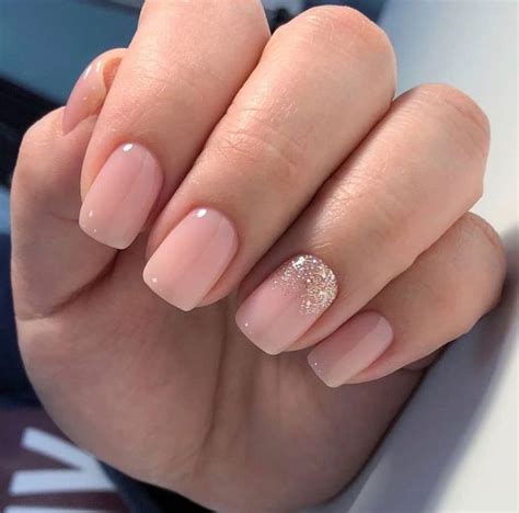 Natural Nails And Colors Gradient Nails, Cute Acrylic Nails, Cute Nails, Gel Nails, Manicures ...