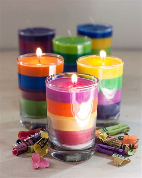 🔹🔹DIY Crayon Candles!!🔹🔹 #tipit - Musely