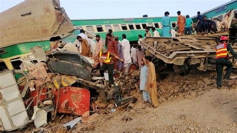 Pakistan Train Crash Kills At Least 23, Injures Dozens