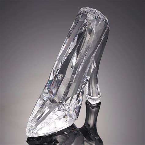 Crystal Shoes Figurines Gifts Cinderella Crystal Shoes Heel Cinderella Crystal Shoes - Buy Heel ...