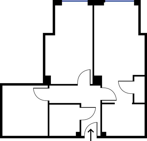 Floor-plan - Line Art Clipart - Full Size Clipart (#3227465) - PinClipart