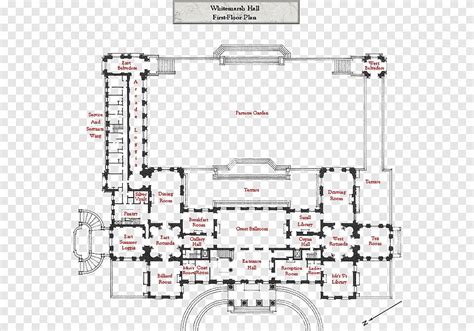 Whitemarsh Hall Manor house Highclere Castle Floor plan, house, angle, text png | PNGEgg