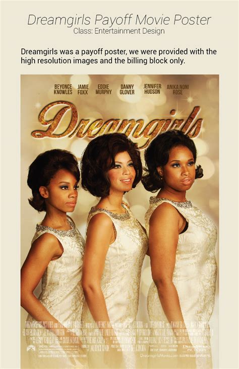 Dreamgirls Movie Poster