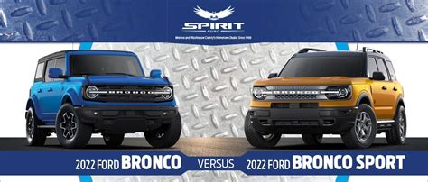 2022 Bronco Vs Bronco Sport - SIP