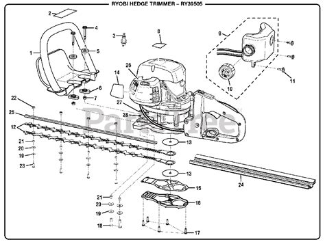 Ryobi Hedge Trimmer Parts Diagram | Webmotor.org