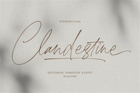 Clandestine Font - Free Font