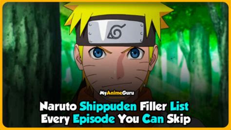 Naruto Shippuden Filler List - A Complete Guide - MyAnimeGuru