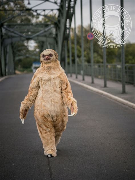 I Made A Realistic Two-Toed Sloth Costume | Bored Panda