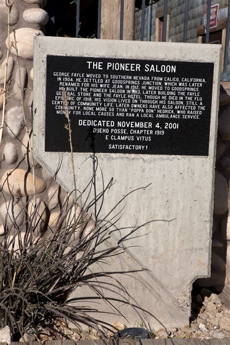 NV-CLK001 The Pioneer Saloon | THE PIONEER SALOON George Fay… | Flickr