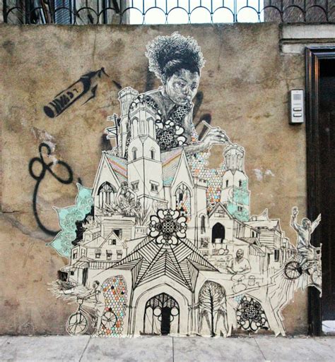 Swoon New Street Piece – London, UK – StreetArtNews