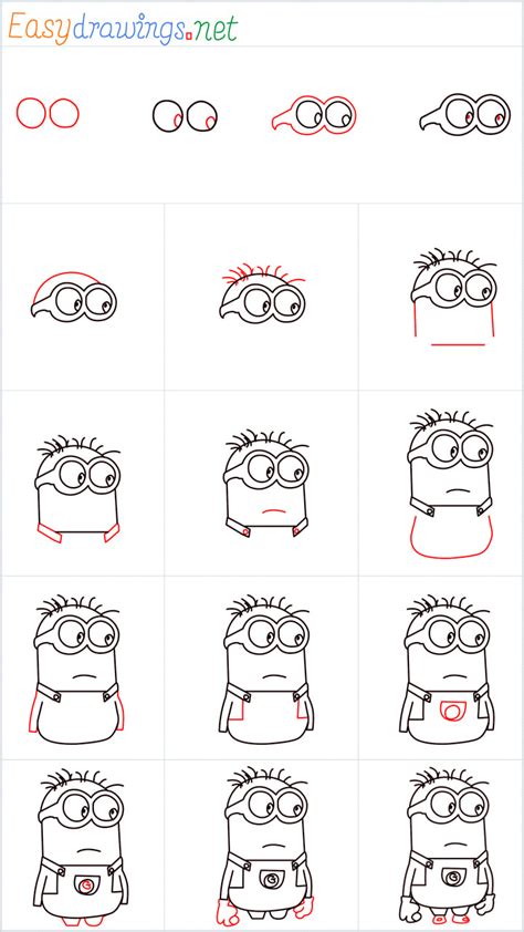 How To Draw Minion Step by Step - [16 Easy Phase]