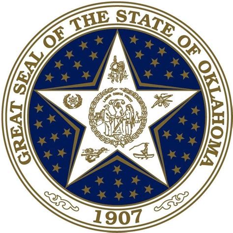 The Great Seal of the State of Oklahoma | Oklahoma, Oklahoma history ...