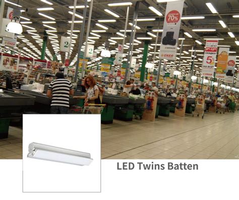 China Customized LED Residential Lighting Twins Batten Lamp 120cm LED Light Manufacturers ...