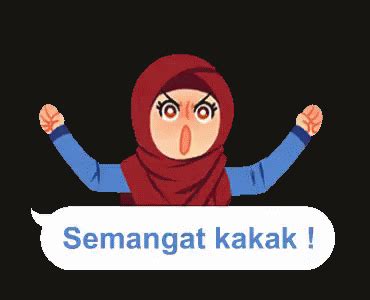 Semangat Kakak GIF - Semangat Hijaber Semangat Kakak - Discover & Share GIFs