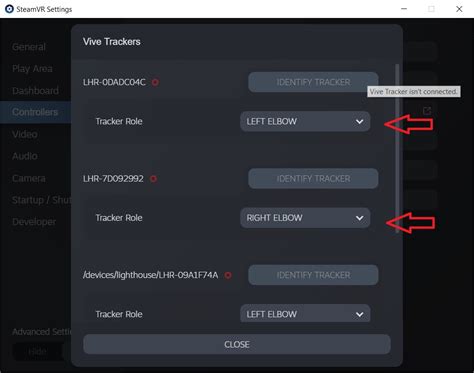 Vive and Tundra trackers - Senso documentation