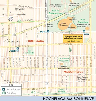 Map of Hochelaga-Maisonneuve | Hochelaga-Maisonneuve | Fodor's Travel Guides